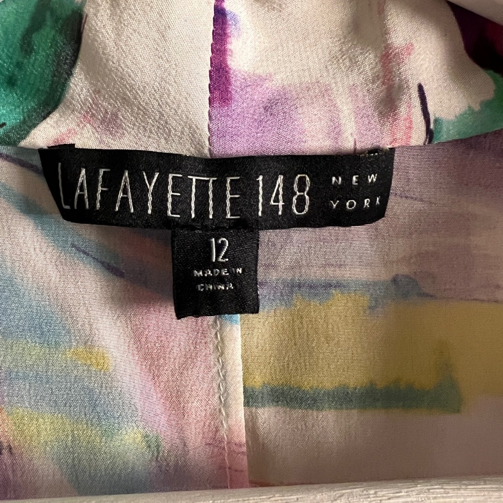 Lafayette 148 New York 100% silk sleeveless top - Picture 5 of 8